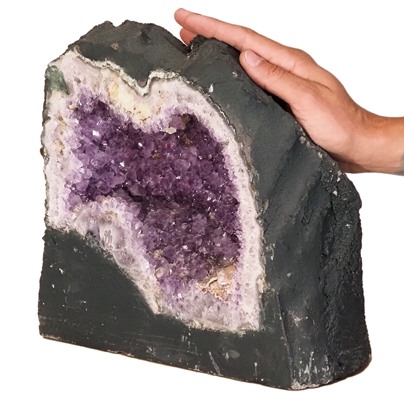 15.7kg Amethyst Geode W04 4 Amethyst-Geode-W04 | Crystal Factory