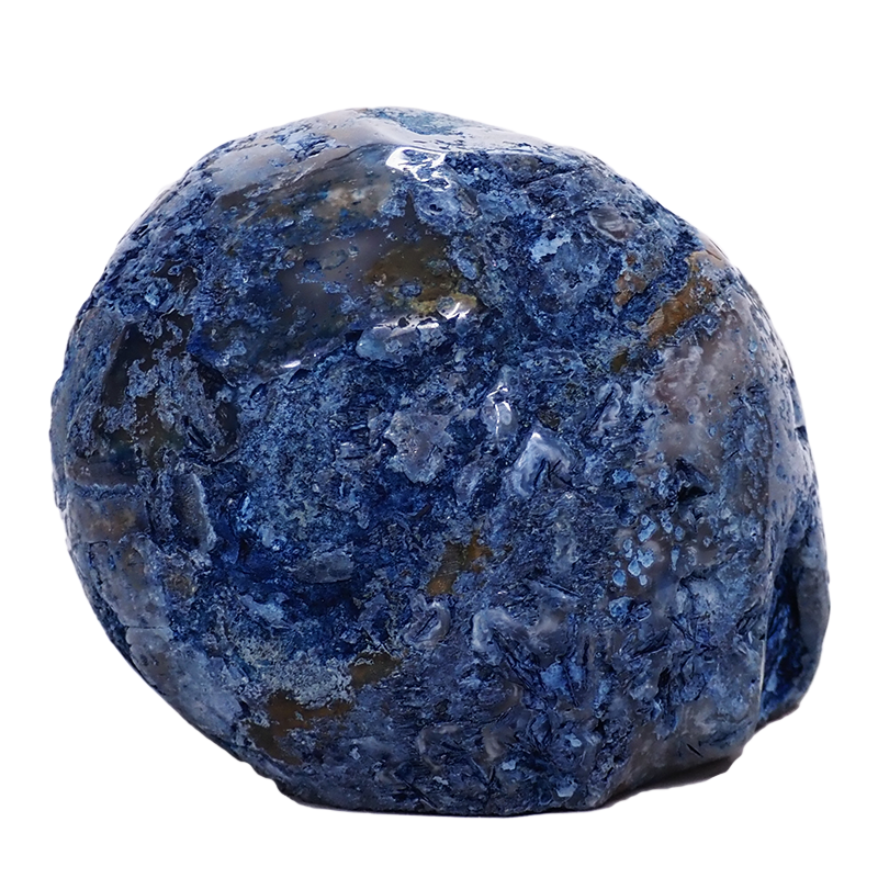 3.6kg Polished Blue Agate Crystal Lamp with White LED Bulb S1457 3 Polished-Blue-Agate-Crystal-Lamp-S1457 | Crystal Factory