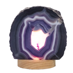 2.4kg Purple Agate Crystal Lamp with Large LED Light Base S1466 9 Purple-Agate-Crystal-Lamp-S1466 | Crystal Factory