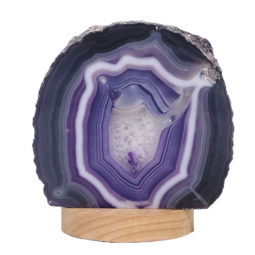 Purple-Agate-Crystal-Lamp-S1466 | Crystal Factory