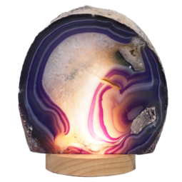 3.4kg Purple Agate Crystal Lamp with Large LED Light Base S1467 8 Purple-Agate-Crystal-Lamp-S1467 | Crystal Factory