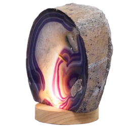 3.4kg Purple Agate Crystal Lamp with Large LED Light Base S1467 9 Purple-Agate-Crystal-Lamp-S1467 | Crystal Factory