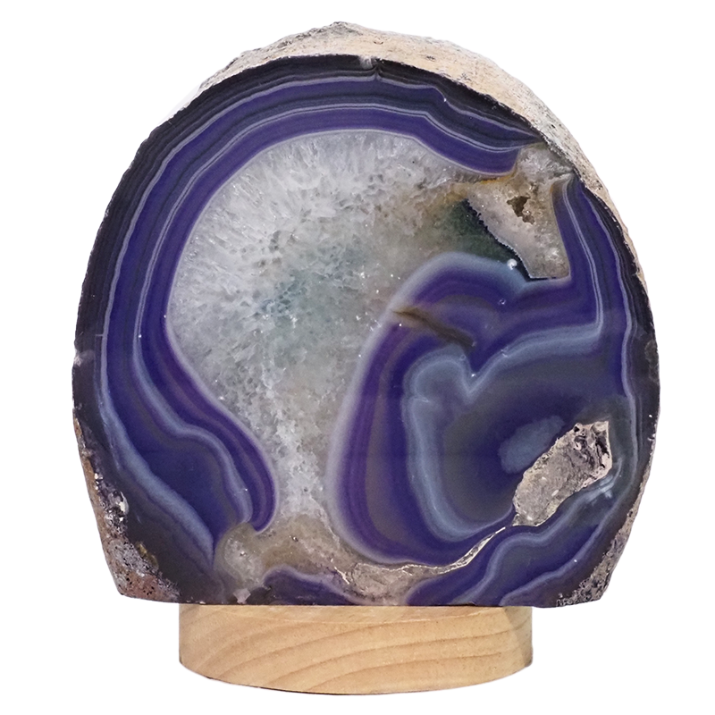 3.4kg Purple Agate Crystal Lamp with Large LED Light Base S1467 3 Purple-Agate-Crystal-Lamp-S1467 | Crystal Factory