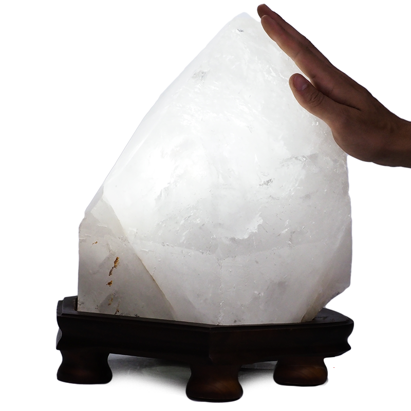 16.4kg Large Quartz Lamp on LED Base W16 5 Large-Quartz-Lamp-W16 | Crystal Factory