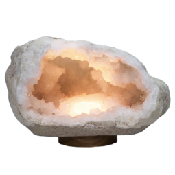 Natural-Calcite-Geode-Lamp-DK1030 | Crystal Factory