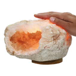 Natural-Calcite-Geode-Lamp-DK1031 | Crystal Factory