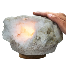 Natural-Calcite-Geode-Lamp-DK1032 | Crystal Factory