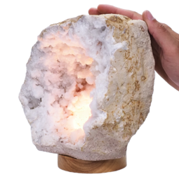 Natural-Calcite-Geode-Lamp-DK1034 | Crystal Factory