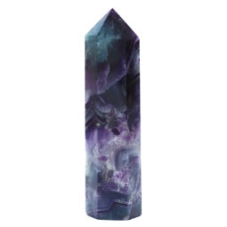 Rainbow Fluorite Terminated Point DV146 | Crystal Factory