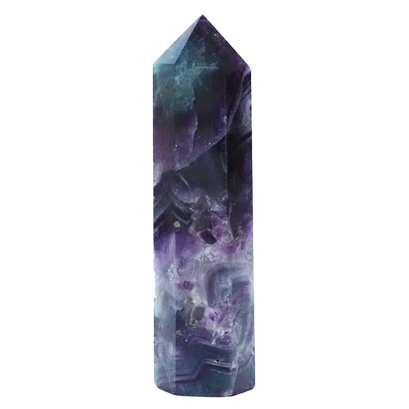 0.42kg Rainbow Fluorite Terminated Point DV146 3 Rainbow Fluorite Terminated Point DV146 | Crystal Factory