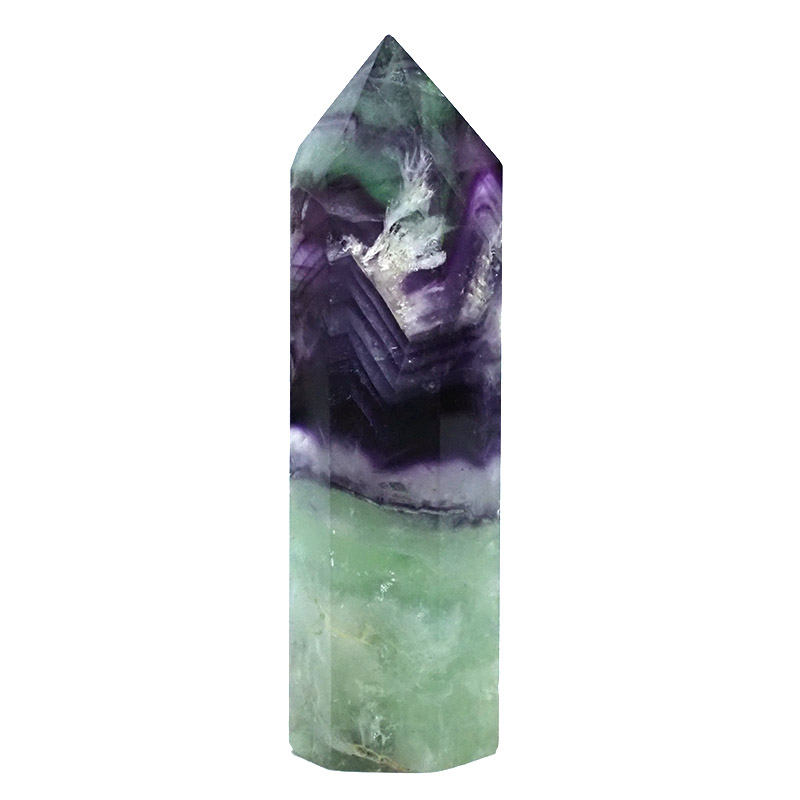 0.35kg Rainbow Fluorite Terminated Point DV147 5 Rainbow Fluorite Terminated Point DV147 | Crystal Factory