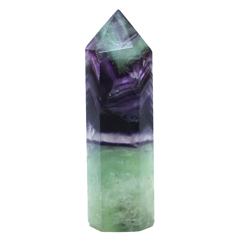 0.35kg Rainbow Fluorite Terminated Point DV147 3 Rainbow Fluorite Terminated Point DV147 | Crystal Factory