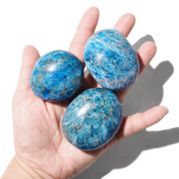 Madagascar Apatite Palm Stones 500g Parcel | Crystal Factory
