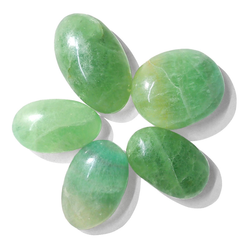 Madagascar Fluorite Palm Stones 500g Parcel 3 Madagascar Fluorite Palm Stones 500g Parcel | Crystal Factory