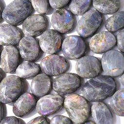 Madagascar Labradorite Palm Stones 500g Parcel | Crystal Factory
