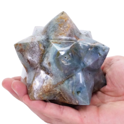 Merkaba Star-Ocean Jasper-DS2657 | Crystal Factory