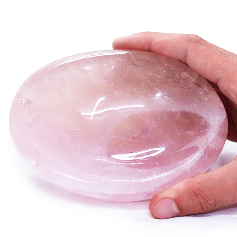 0.72kg Rose Quartz Bowl DS2648 4 Rose-Quartz-Bowl-DS2648 | Crystal Factory
