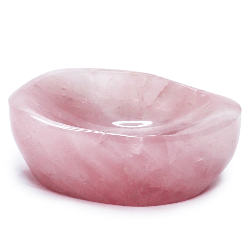 0.79kg Rose Quartz Bowl DS2654 3 Rose-Quartz-Bowl-DS2654 | Crystal Factory