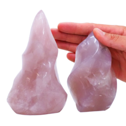Rose-Quartz-Flame-DK1043 | Crystal Factory