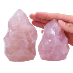 Rose-Quartz-Flame-DK1044 | Crystal Factory