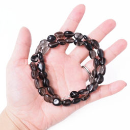 Smoky Quartz Bead Necklace | Crystal Factory