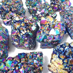 Titanium Aura Crystal Cluster - Large | Crystal Factory