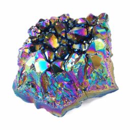 Titanium Aura Crystal Cluster - Large | Crystal Factory