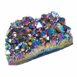 Titanium Aura Crystal Cluster - Large | Crystal Factory