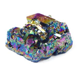 Titanium Rainbow Crystal Cluster Tray | Crystal Factory