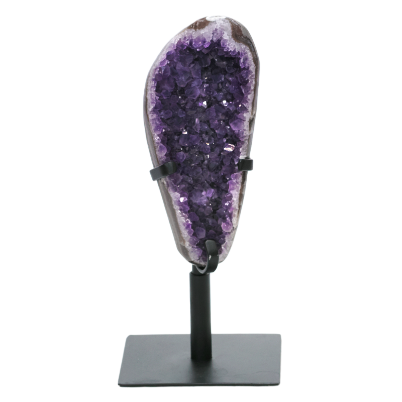 1.7kg Amethyst Druze Cluster on Rotating Stand DS2707 3 Amethyst-Druze-Cluster-on-Stand-DS2707 | Crystal Factory