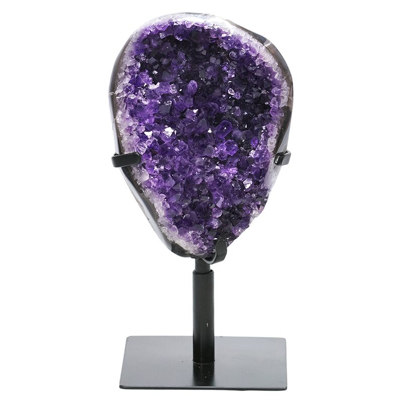 2.3kg Amethyst Druze Cluster on Rotating Stand DS2708 3 Amethyst-Druze-Cluster-on-Stand-DS2708 | Crystal Factory
