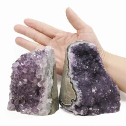 2.07kg Amethyst Polished Crystal Geode Specimen Set 2 Pieces DN1951 5 Amethyst Polished Crystal Geode Specimen Set 2 Pieces DN1951 | Crystal Factory