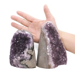 2.24kg Amethyst Polished Crystal Geode Specimen Set 2 Pieces DV1953 5 Amethyst Polished Crystal Geode Specimen Set 2 Pieces DN1953 | Crystal Factory