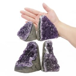 2.13kg Amethyst Polished Crystal Geode Specimen Set 4 Pieces DN1939 5 Amethyst Polished Crystal Geode Specimen Set 4 Pieces DN1939 | Crystal Factory