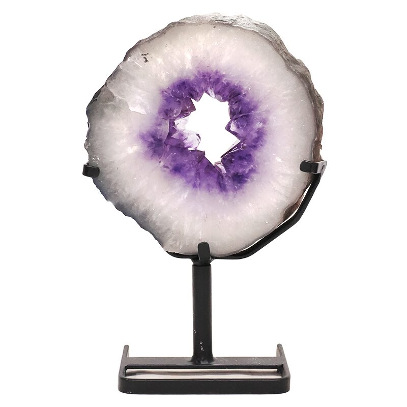 3.2kg Natural Amethyst Ring Slice on Stand DS2747 3 Amethyst-Ring-Slice-DS2747 | Crystal Factory
