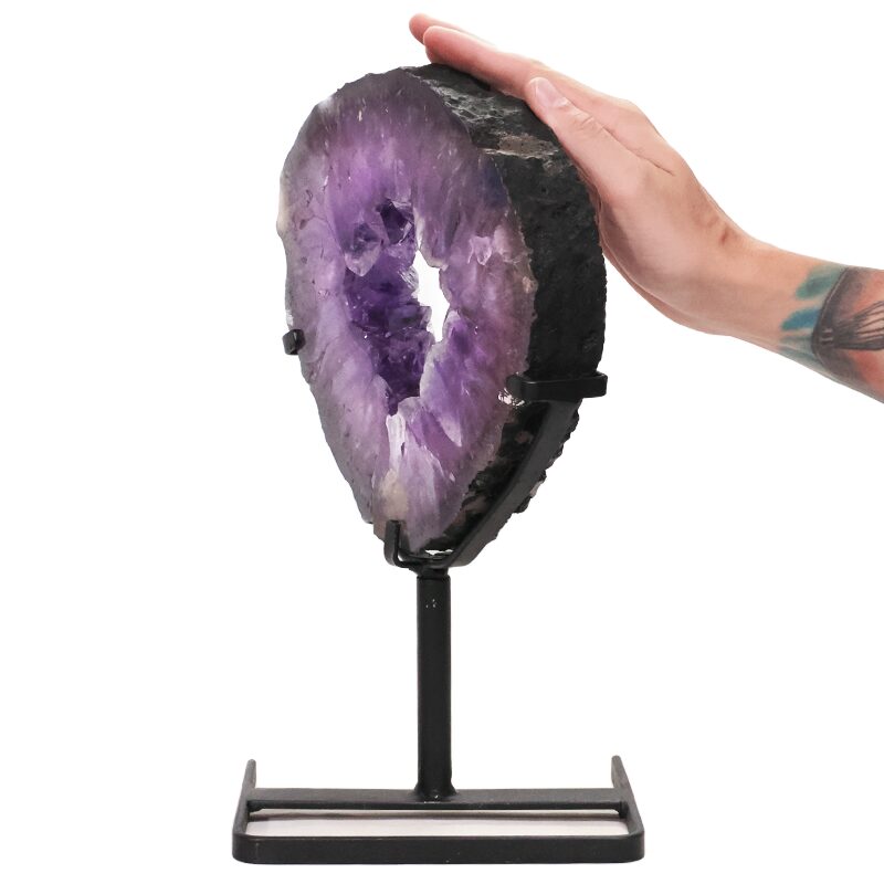 3.7kg Natural Amethyst Ring Slice on Stand DS2755 4 Amethyst-Ring-Slice-DS2755 | Crystal Factory