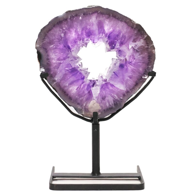 3.7kg Natural Amethyst Ring Slice on Stand DS2755 3 Amethyst-Ring-Slice-DS2755 | Crystal Factory