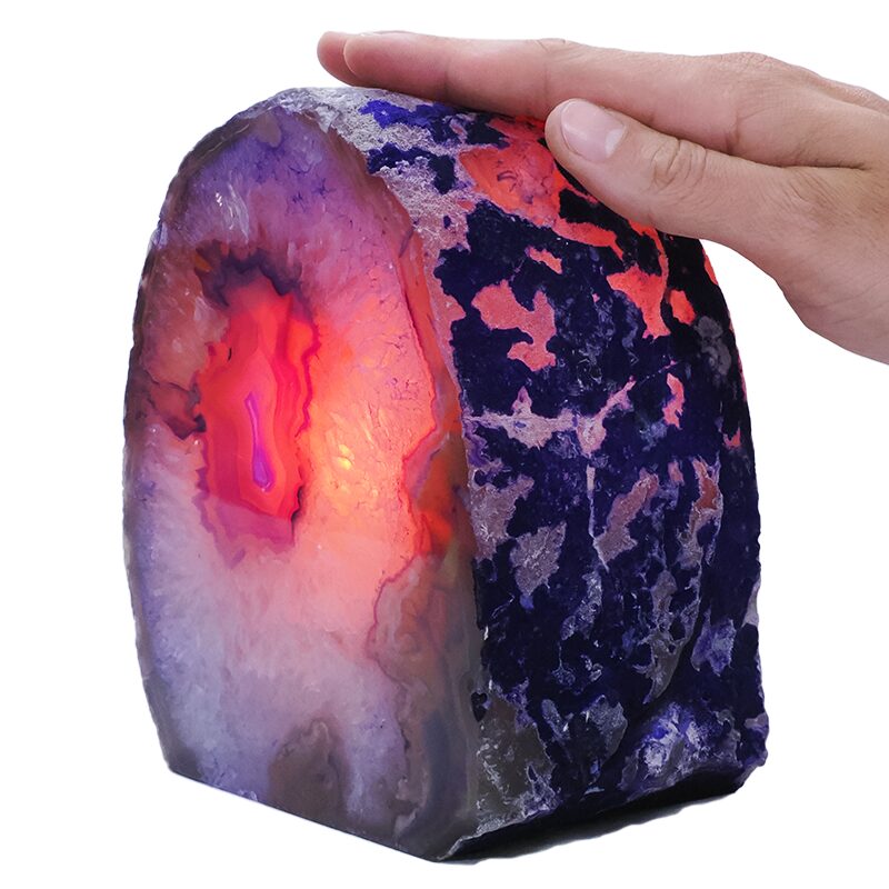 4.4kg Purple Agate Crystal Lamp N2184 4 Purple Agate Crystal Lamp N2184 | Crystal Factory
