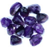 Amethyst Faceted Beads Parcel - 13 Pieces DV183 | Crystal Factory