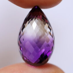 Amethyst Faceted Briolette Crystal Stone DV223 5 Amethyst Faceted Briolette Crystal Stone DV223 | Crystal Factory