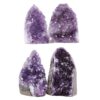 1.90kg Amethyst Polished Crystal Geode Specimen Set 4 Pieces DK1068 2 Amethyst Polished Crystal Geode Specimen Set 4 Pieces DK1068 | Crystal Factory
