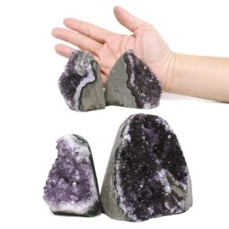 2.16kg Amethyst Polished Crystal Geode Specimen Set 4 Pieces DK1070 5 Amethyst Polished Crystal Geode Specimen Set 4 Pieces DK1070 | Crystal Factory
