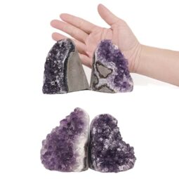 1.95kg Amethyst Polished Crystal Geode Specimen Set 4 Pieces DN1998 5 Amethyst Polished Crystal Geode Specimen Set 4 Pieces DN1998 | Crystal Factory