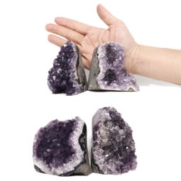 2.0kg Amethyst Polished Crystal Geode Specimen Set 4 Pieces DN2001 5 Amethyst Polished Crystal Geode Specimen Set 4 Pieces DN2001 | Crystal Factory