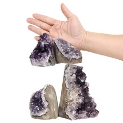 1.89kg Amethyst Polished Crystal Geode Specimen Set 4 Pieces DN2003 5 Amethyst Polished Crystal Geode Specimen Set 4 Pieces DN2003 | Crystal Factory