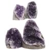 2.04kg Amethyst Polished Crystal Geode Specimen Set 4 Pieces DN2007 1 Amethyst Polished Crystal Geode Specimen Set 4 Pieces DN2007 | Crystal Factory
