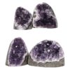 2.35kg Amethyst Polished Crystal Geode Specimen Set 4 Pieces DN2008 1 Amethyst Polished Crystal Geode Specimen Set 4 Pieces DN2008 | Crystal Factory