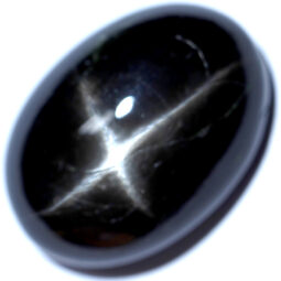 Black Diopside Oval Stone DV199 | Crystal Factory