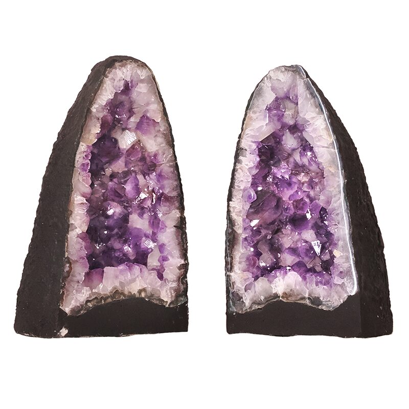 26.6kg A Pair Of Amethyst Geodes DS2809 3 Amethyst Geode DS2809 | Crystal Factory