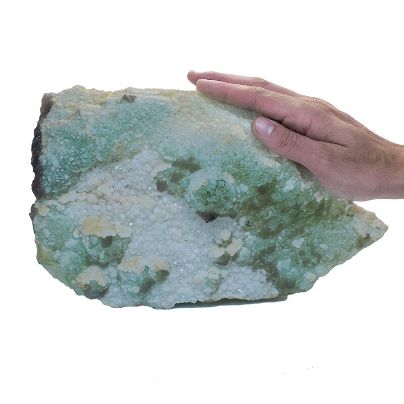 5.2kg Fluorite with Barite DS2813 4 Fluorite with Barite DS2813 | Crystal Factory
